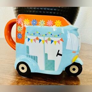 World Market Mug van life coffee tea 70s 1970s Boho gift colorful unique